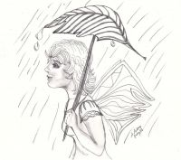 Out of the rain